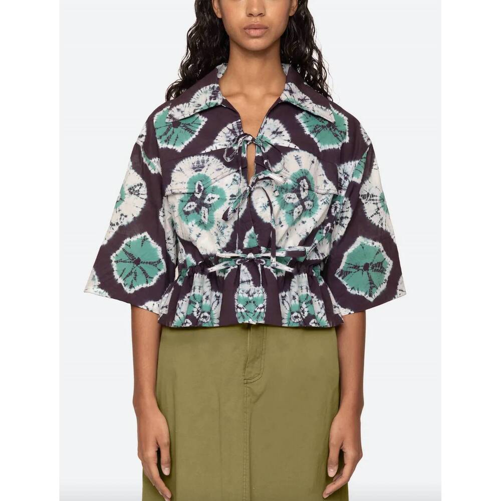 NEW SEA aveline top in teal
